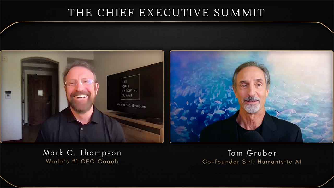 Conversation between Mark Thompson and Tom Gruber